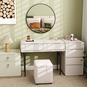 HOMCOM Round Bathroom Wall Mirror for Home Bedroom Washroom - Black by HOMCOM