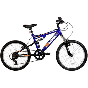 Dallingridge Blade Junior Full Sus Mountain Bike, 20In Wheel - Metallic Blue by Dallingridge