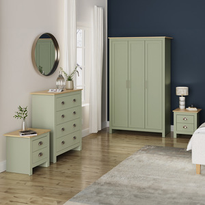 Lancaster Four Piece Bedroom Set - Sage Green by GFW