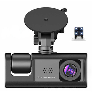 HD 1080P Three Lens Dash Driving Recorder