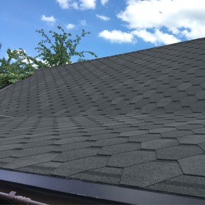 18Pcs Hexagonal Asphalt Roofing Shingles - Grey by Livingandhome