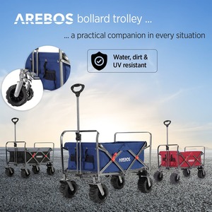 Hand Cart - Foldable - Equipment Cart - Blue by AREBOS