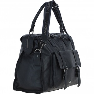 Brampton London Leather Weekender Bag - 64807 - Black by Brampton London