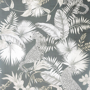 Tropical Leopard Wallpaper - Natural