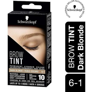 Schwarzkopf Brow Tint Professional Dark Blonde Permanent Eyebrow Dye Tinting Kit - DarkBlonde / 3cm / 0.04kg by Schwarzkopf