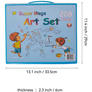 Kidkid Portable Art Set Drawing Painting Supplies by Kidkid