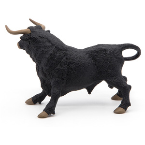 PAPO Farmyard Friends Andalusian Bull Toy Figure - Black by PAPO