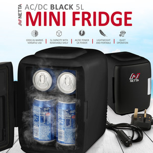 5L Mini Fridge - Black by NETTA