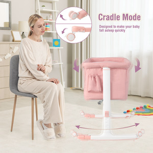 3-in-1 Baby Bedside Bassinet by Costway