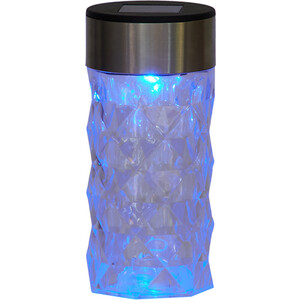 2 in 1 Solar Crystal Effect Light - Black and Clear