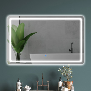 Bathroom Mirror With 3 Colour LED Light - White by Emitto