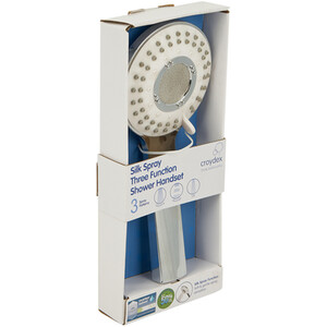 Silk Spray 3 Function Shower Head Chrome - Chrome