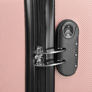 tectake Suitcase Set 4-Piece Pucci - Rose Gold by tectake