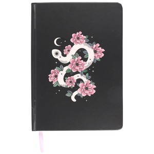 Floral Snake Notebook - A5 by Kingsbury Gifts