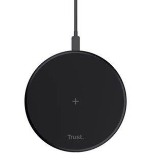 Trust Viro Qi Fast Wireless Charger 15W with USB-C Connection Black - Black by Trust