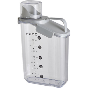 Transparent Airtight Food Storage Container - Ivory White / 2.8l by Livingandhome