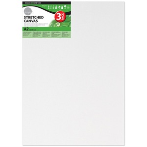 Daler Simply Canvas 3 pack Various Sizes - White / A2 by DALER ROWNEY
