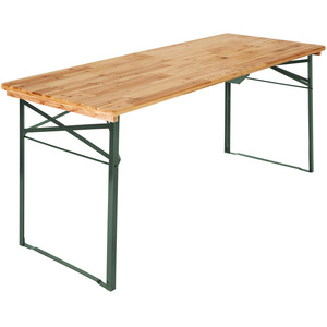 Picnic Table Set with Backrests - Brown by tectake