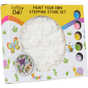 Crafty Club Paint Your Own Stepping Stone Set by Crafty Club