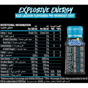 ABE Pre Workout Energy Shot 60ml by Applied Nutrition