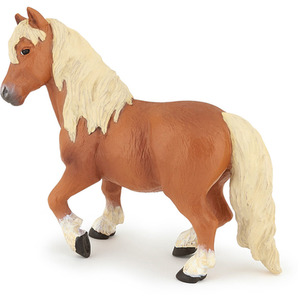 PAPO Horses and Ponies Shetland Pony Toy Figure - Brown by PAPO
