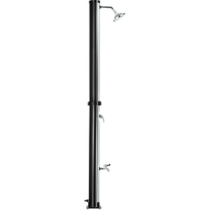 Tinto 20L Solar Shower - Black/Silver by tectake