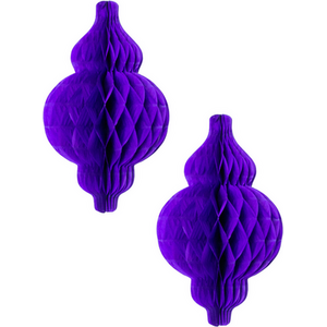 Lantern Honeycombs - Navy by Peacock Supplies