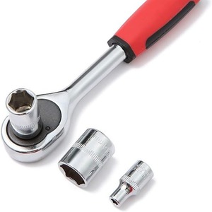 46 Piece Mechanical Wrench Set with Storage - Red