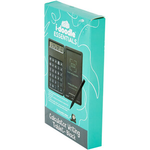 Calculator Writing Tablet - Black by i-doodle