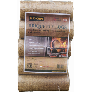 Briquette Ultra Dry Heat Logs - Brown / 1 by Maxchips