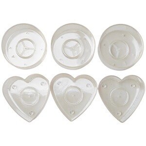 Pack of 6 Candle Holders - White by Artstudio