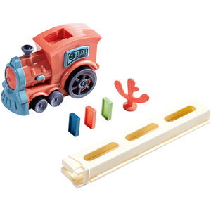 Kidkid Creative Domino Laying Train Toy with Light by Kidkid