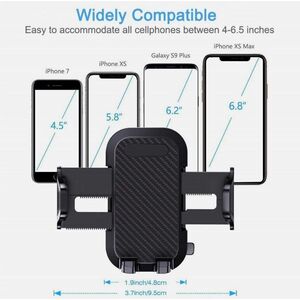 Universal 360 Dash or Windscreen Car Phone Holder - Black