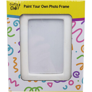 Paint Your Own Photo Frame - White