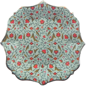 Persian Mint Party Dessert Plates - Green by Peacock Supplies