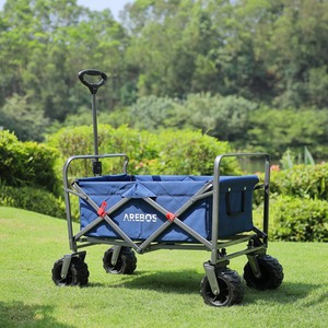 Hand Cart - Foldable - Equipment Cart - Blue by AREBOS
