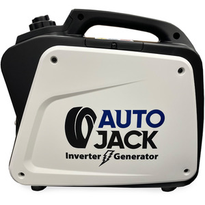 Autojack Petrol Generator Quiet Portable Suitcase Camping Inverter 1200W - White by Autojack