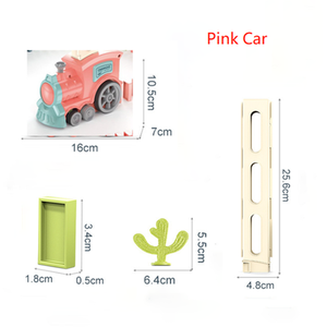 Electric Domino Train for Kids - Pink