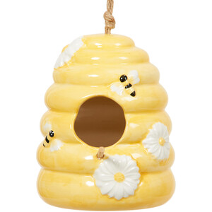 Bee Pattern Bird Nester - Yellow