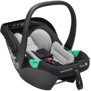 Snowdon i-Size Car Seat Baby Carrier - Black/Grey by Cozy N Safe