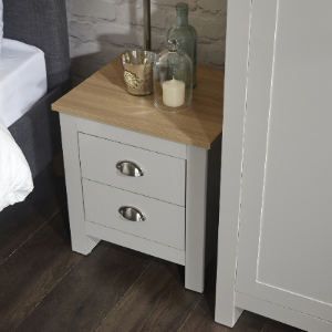 Lancaster Four Piece Bedroom Set - Grey by GFW