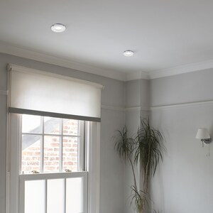 Fire Rated IP65 Downlight 6 Pack Silver Bathroom Ceiling Downlight - Silver by ValueLights