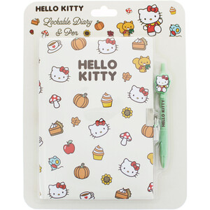 Pumpkin Hello Kitty A5 Diary and Pen - Multicolour by Hello Kitty