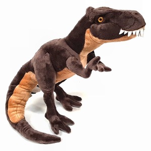 T-Rex Cuddly Soft Toy Dinosaur - Brown by Blue Frog Toys