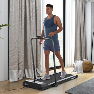 HOMCOM Folding Walking Treadmill Aerobic Walking Exercise Machine LED by HOMCOM