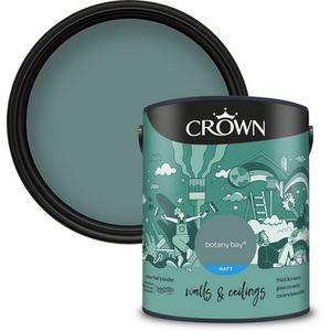 Crown Matt Emulsion - Botany Bay / 5l by Crown Paints
