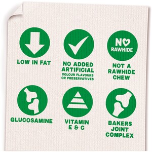 Pack of 7 Bakers Joint Delicious Sticks - Large by Bakers