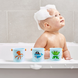 Tiny To Tots Bath Buckets - Multi Coloured by Tiny To Tots
