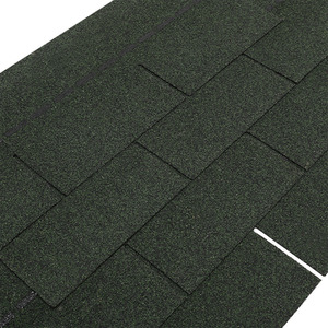 18-Pack Three-Tab Asphalt Roofing Shingles - Green by Livingandhome
