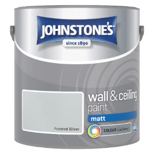 Johnstones Vinyl Matt Emulsion Paint - Frosted Silver by Johnstone's